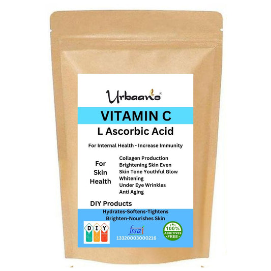 L-Ascorbic Acid (Vitamin C Powder) DIY for Making Serum, Soap, Cream, Lotion & Face wash For Face, Skin & Body