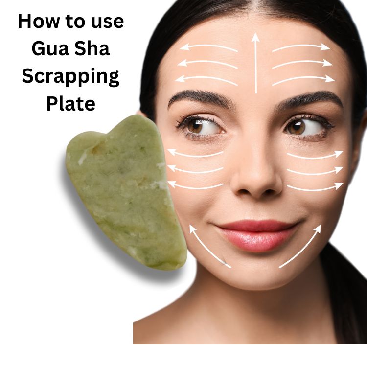 Anti Ageing Facial Massager Jade Roller & Gua Sha  and Bath Body Brush Scrubber Soap Dispenser Skincare Tool